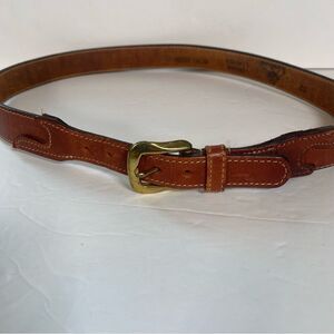 Creative Leather Leegin Brown Leather Western Style Belt Size 32